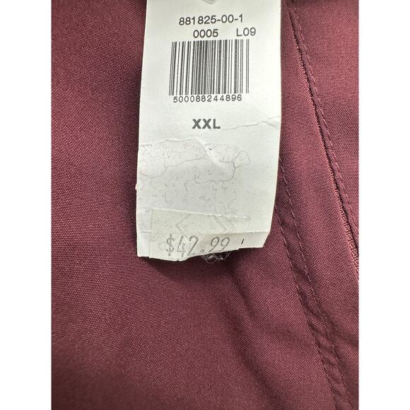 Old Navy Pants Women XXL Burgundy Nylon Stretch Waist StretchTech Active Workout - Picture 6 of 8